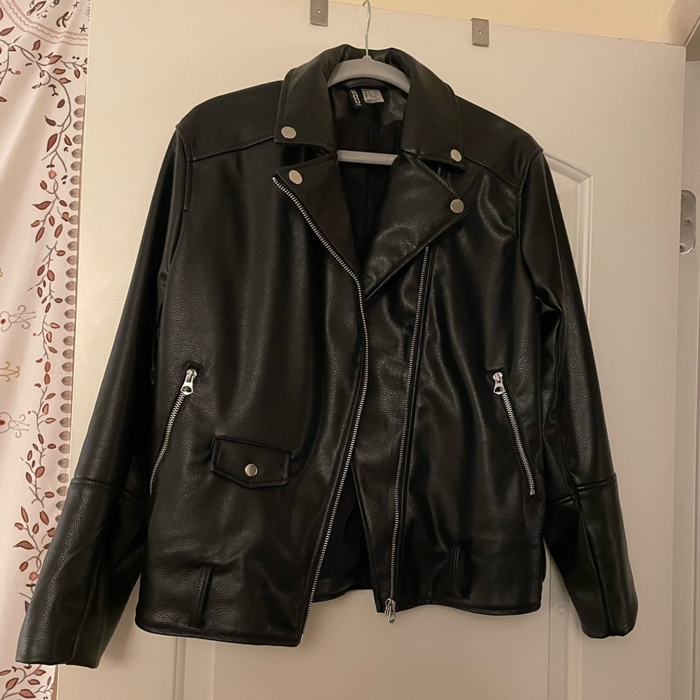 Faux Leather Jacket from H&M
